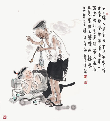 通达笔墨的精神内蕴：读王家训的人物画